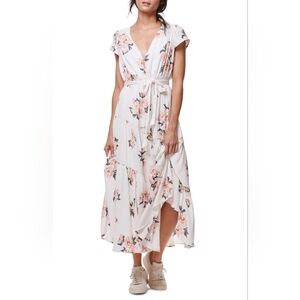 Free People Floral Print Maxi Dress (Size 4)